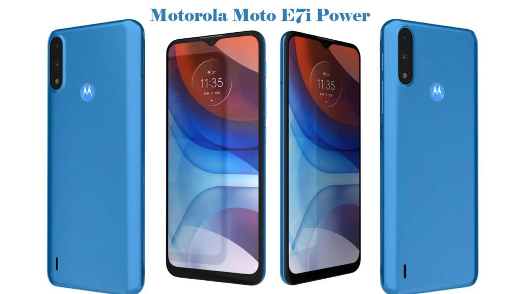 Motorola Moto E7i Power Tahiti Blue, Coral Red