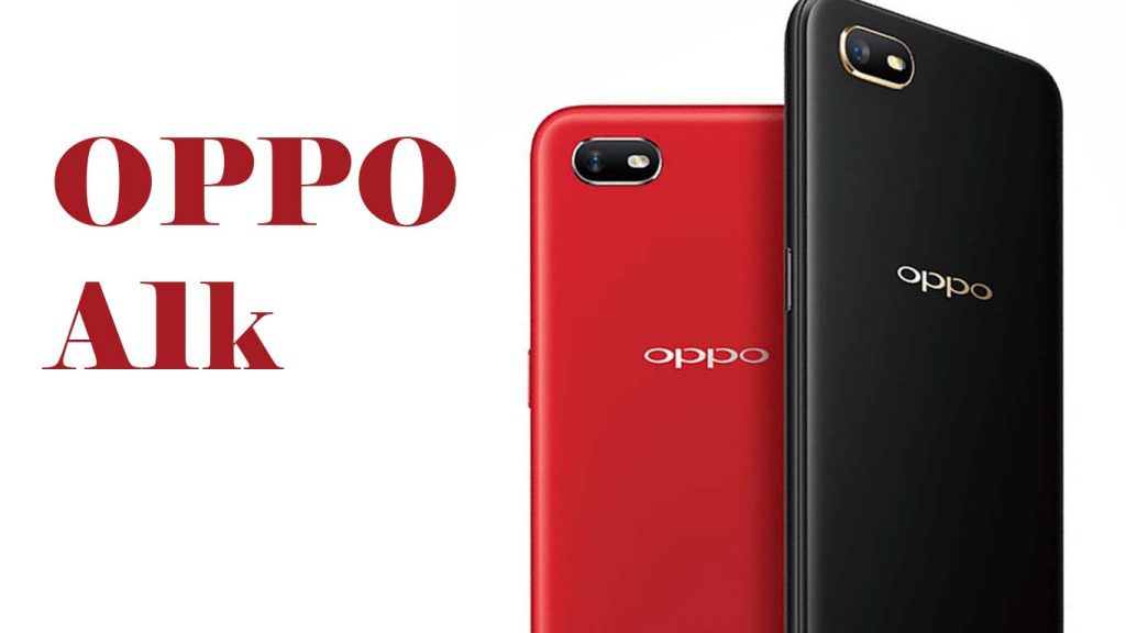 Oppo A1k Black, Red
