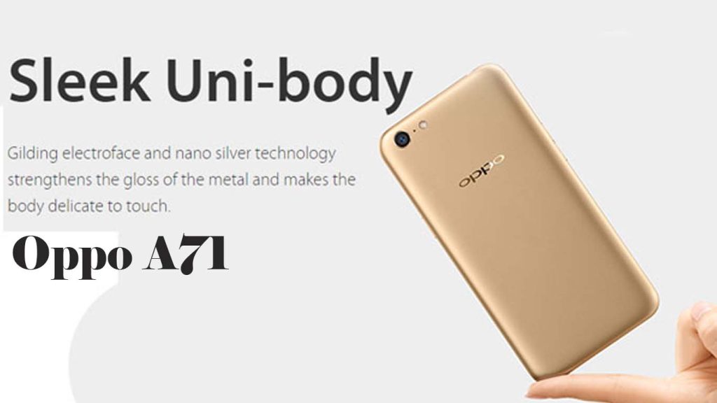 Oppo A71 Gold, Black