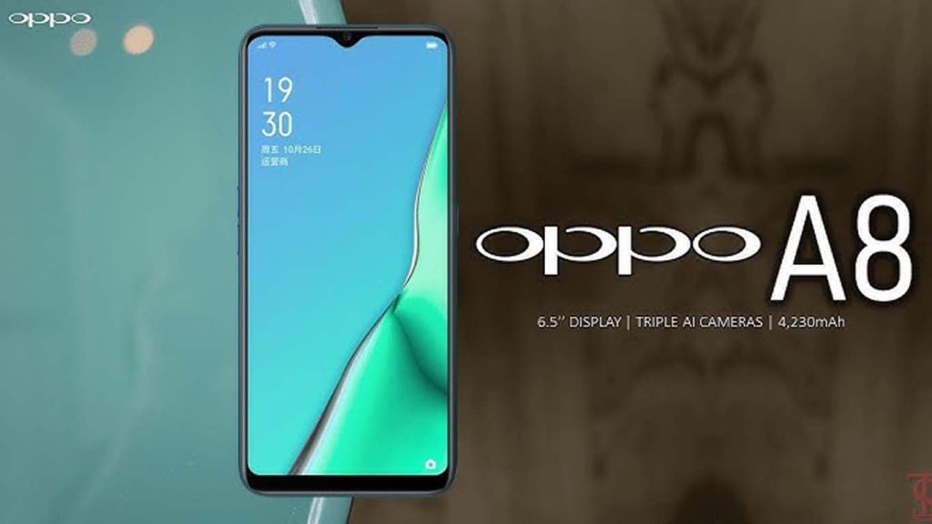Oppo A8 Green, Black
