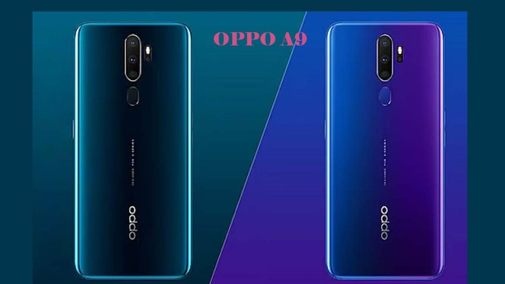 Oppo A9 Marine Green, Space Purple