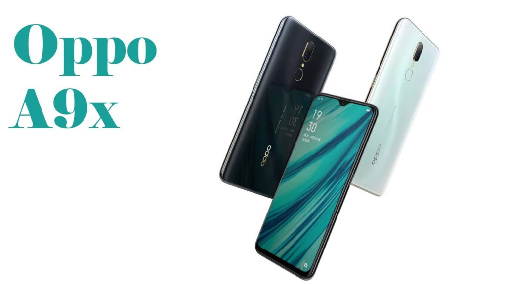 Oppo A9x Meteorite Black, Ice Jade White