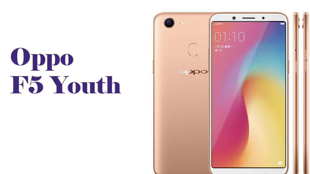 Oppo F5 Youth Gold, Black