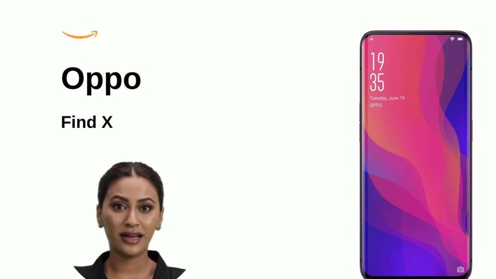 Oppo Find X Bordeaux Red, Glacier Blue