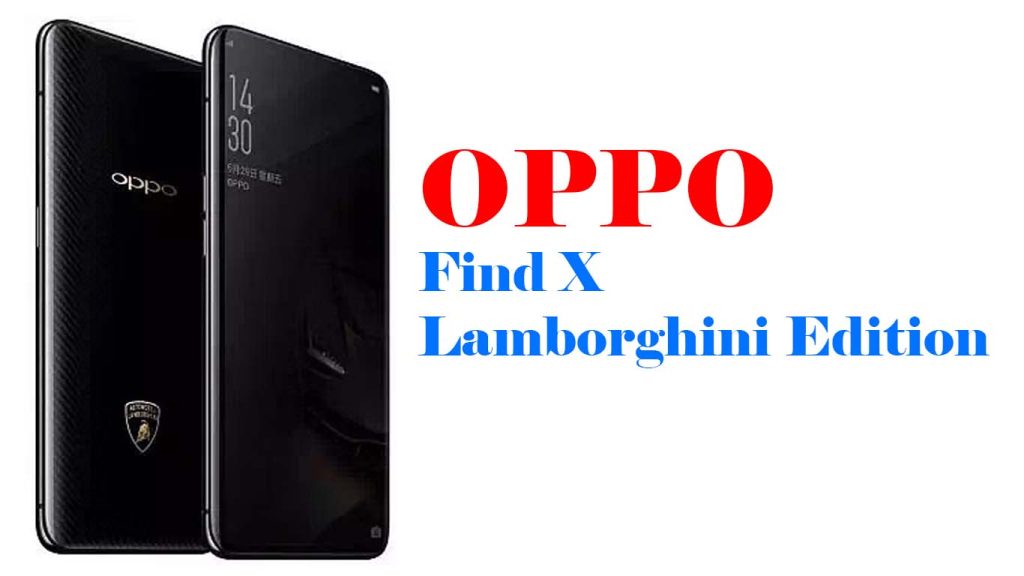 Oppo Find X Lamborghini Edition Black