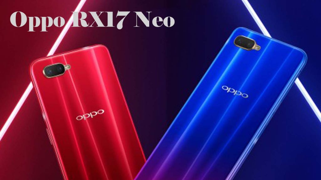 Oppo RX17 Neo Blue, Red