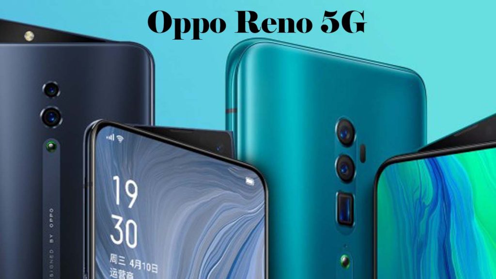 Oppo Reno 5G Ocean Green, Jet Black