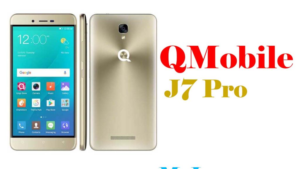 QMobile J7 Pro Gold, Blue