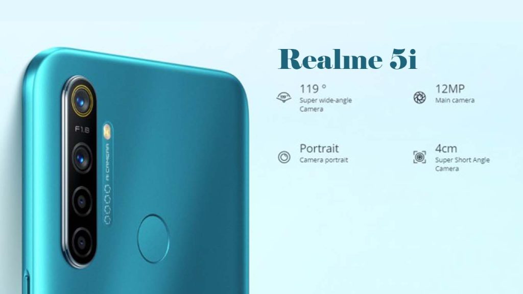 Realme 5i Blue, Green