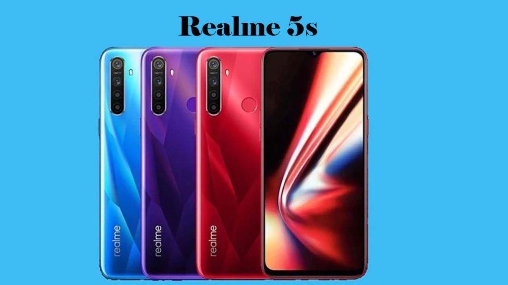 Realme 5s Crystal Purple, Crystal Blue, Crystal Red