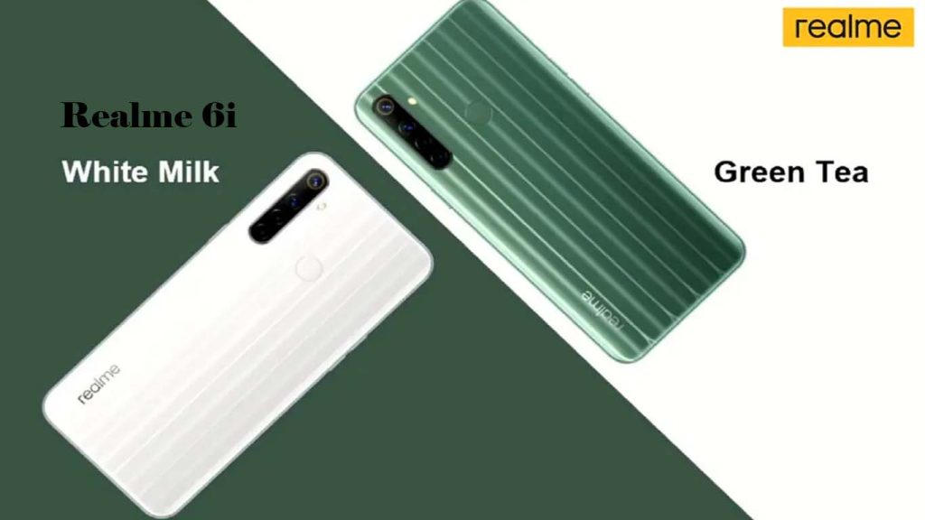 Realme 6i White Milk, Green Tea