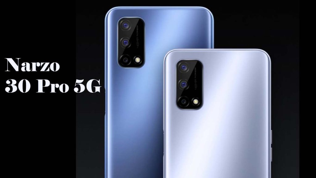 Realme Narzo 30 Pro 5G Sword Black, Blade Silver