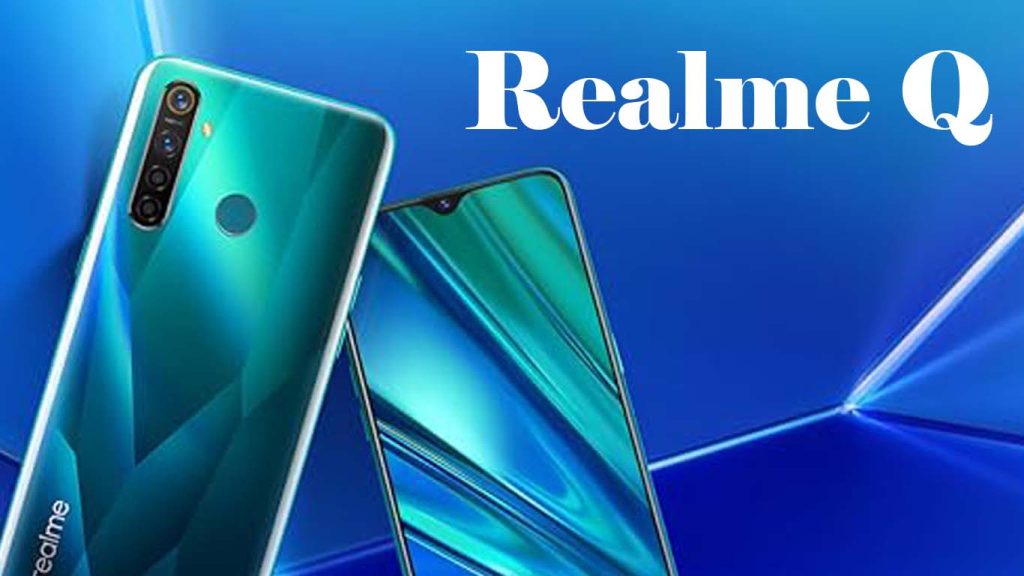Realme Q Light Green, Light Blue