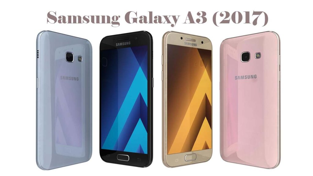 Samsung Galaxy A3 (2017) Black Sky, Gold Sand, Blue Mist, Peach Cloud