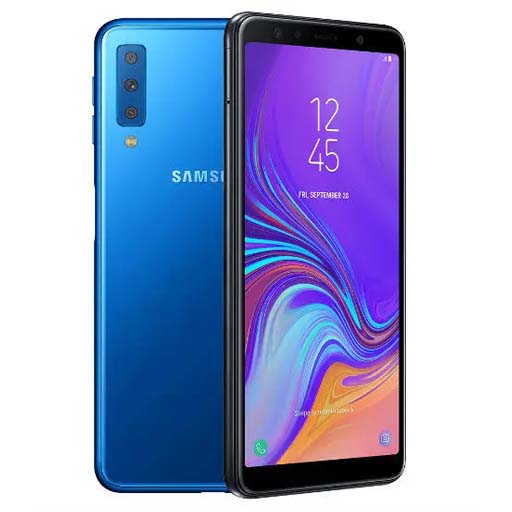 Samsung Galaxy A7 2018 blue