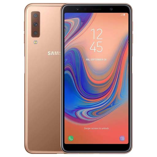 Samsung Galaxy A7 2018 gold
