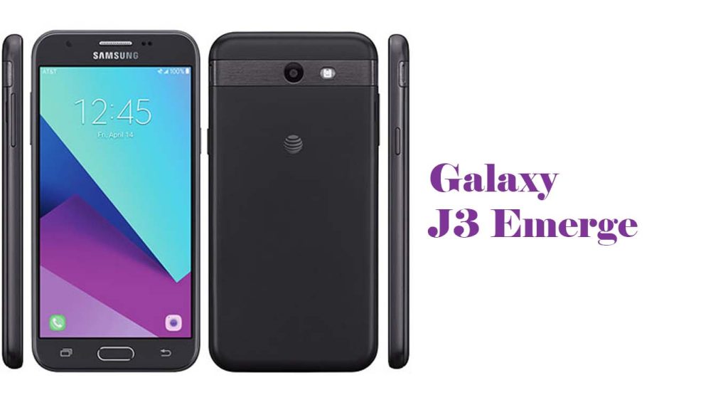 Samsung Galaxy J3 Emerge Silver, Black