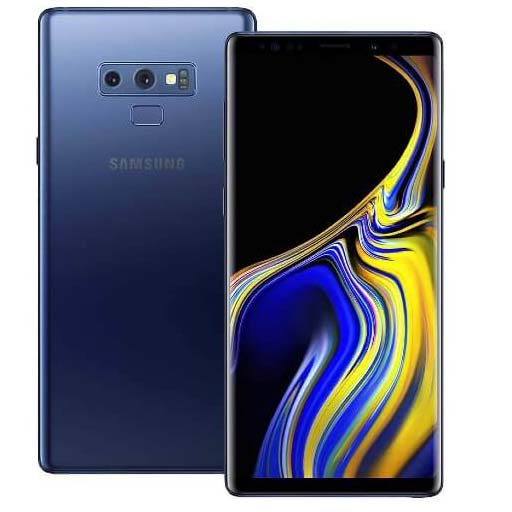 Samsung Galaxy Note9 ocean blue