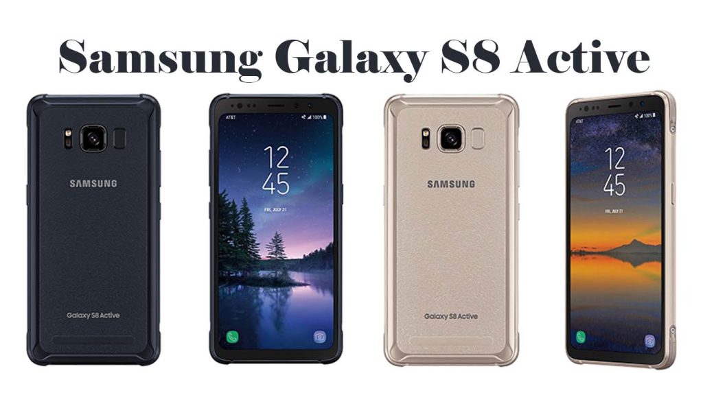 Samsung Galaxy S8 Active Samsung Galaxy S8 Active Meteor Gray, Tungsten Gold