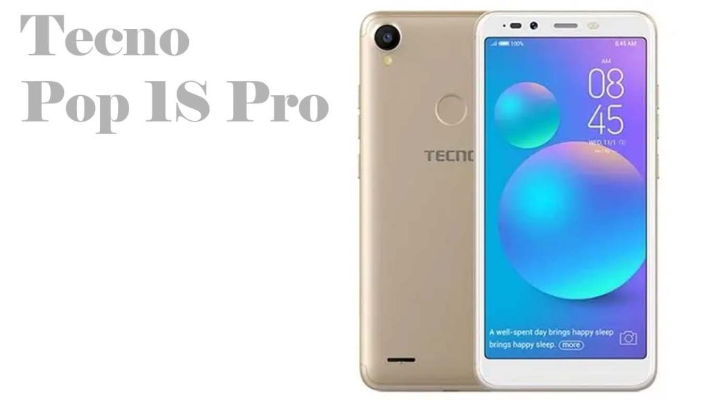 Tecno Pop 1S Pro Champagne Gold, Black, Coral Blue