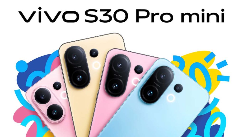 Vivo S30 Pro mini Black, Blue, Yellow, Pink