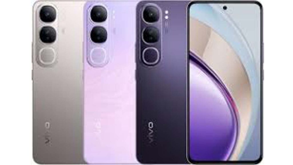 Vivo V40 Lite (IDN) Titanium Silver, Carbon Black