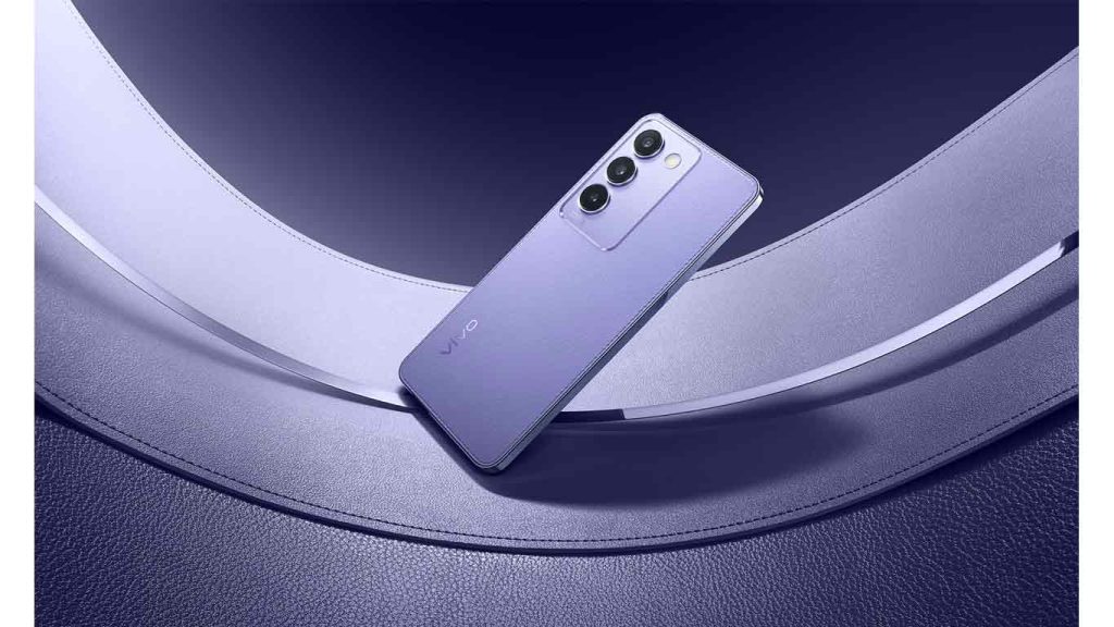 Vivo V40 SE Crystal Black, Leather Purple