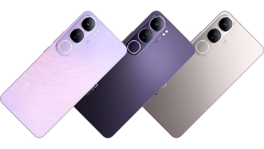 Vivo Y200 (Asia) Dynamic Black, Titanium Silver, Dreamy Violet