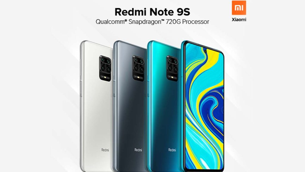 Xiaomi Redmi Note 9S Aurora Blue, Glacier White, Interstellar Gray