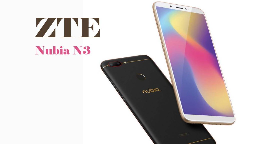 ZTE Nubia N3 obsidian black, space gold, nebula red