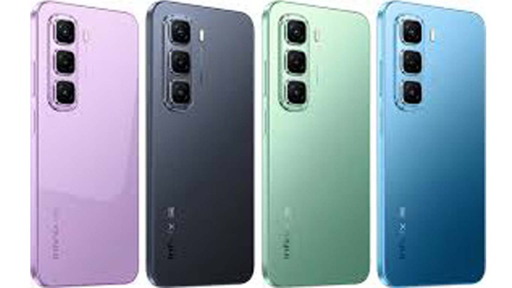 infinix hot 50 Vibrant Blue, Sleek Black, Sage Green, Dreamy Purple