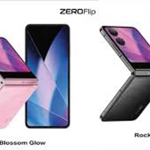 infinix zero flip Rock Black, Blossom Glow