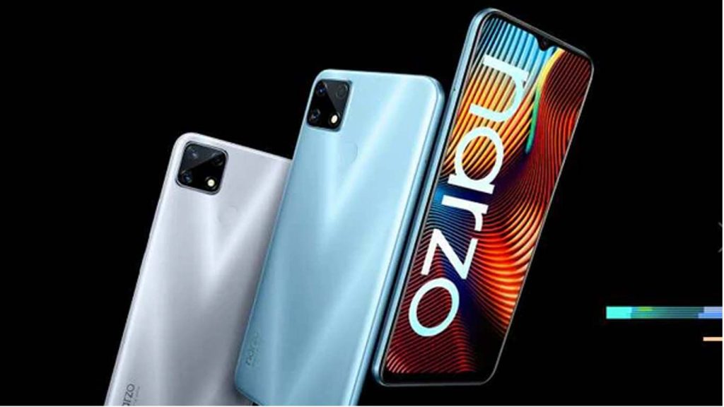 realme narzo 20 Glory Silver, Victory Blue