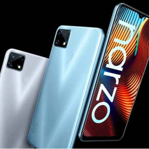 realme narzo 20 Glory Silver, Victory Blue