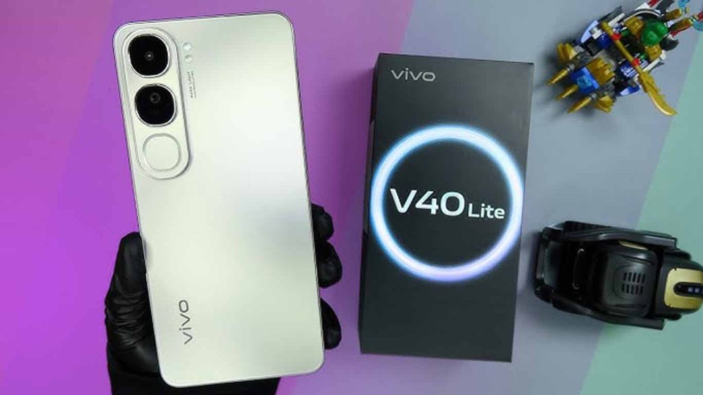 vivo v40 lite 4g Titanium Silver, Emerald Green