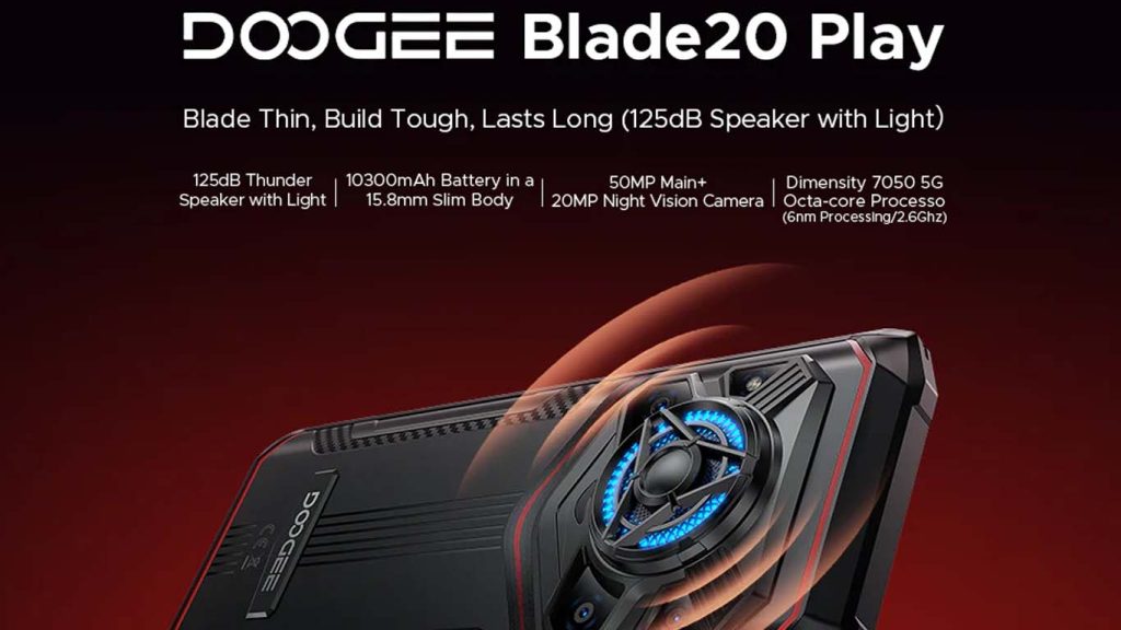 Doogee Blade20 Play Red, Silver