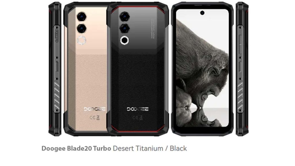 Doogee Blade20 Turbo Desert Titanium, Black