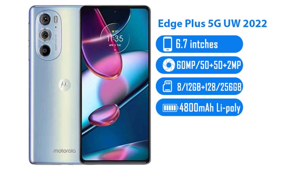 Motorola Edge Plus 5G UW 2022 Cosmos Blue, Stardust White