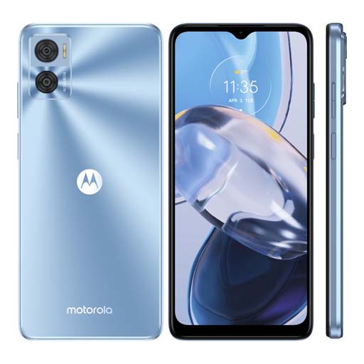 Motorola Moto E22 Crystal Blue