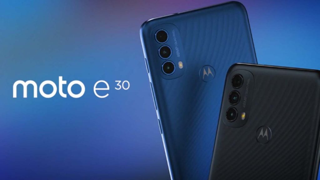 Motorola Moto E30 Mineral gray, Digital blue
