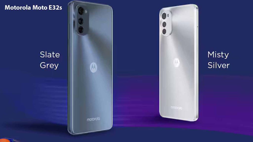 Motorola Moto E32s Slate Gray, Misty Silver