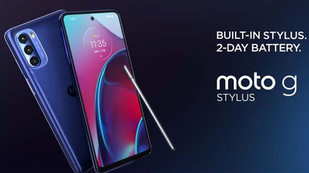 Motorola Moto G Stylus 2022 Twilight Blue, Metallic Rose