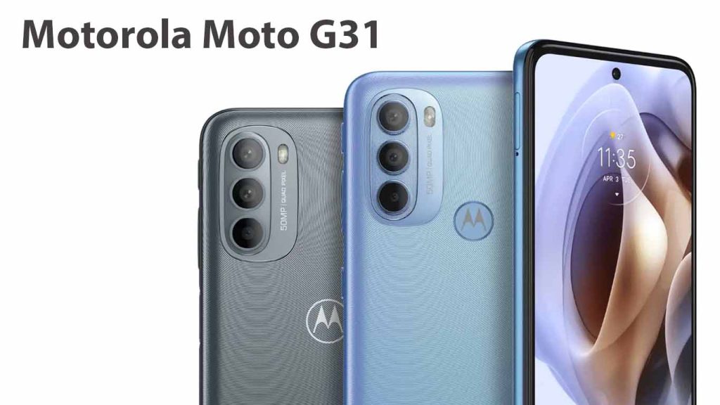 Motorola Moto G31 Mineral Grey, Baby Blue
