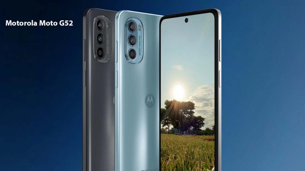 Motorola Moto G52 Charcoal Gray, Porcelain White