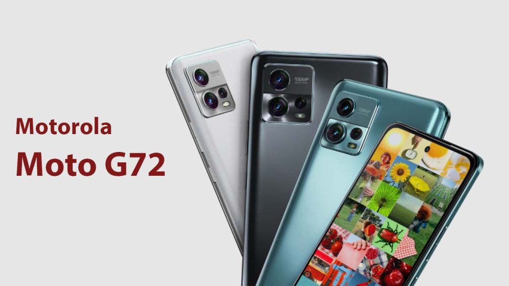 Motorola Moto G72 Meteorite Gray, Polar Blue, Mineral White