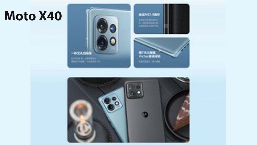 Motorola Moto X40 Black, Blue