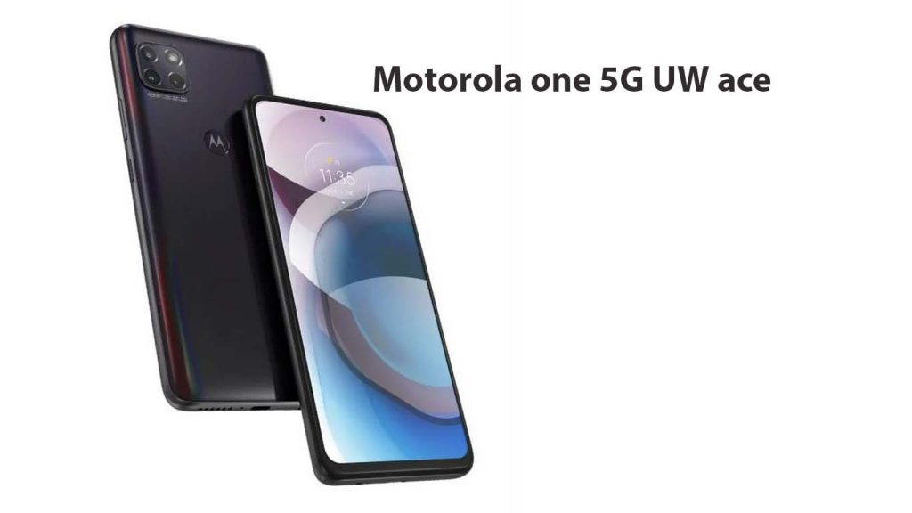 Motorola one 5G UW ace Volcanic Gray