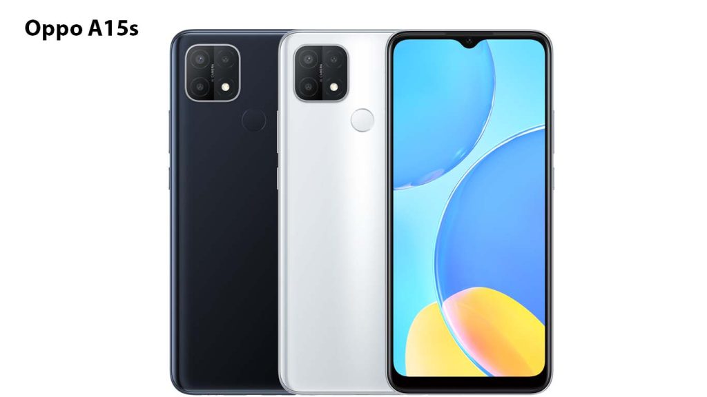 Oppo A15s Dynamic Black, Fancy White