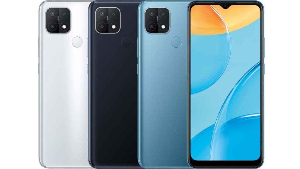 Oppo A35 Black, White, Blue