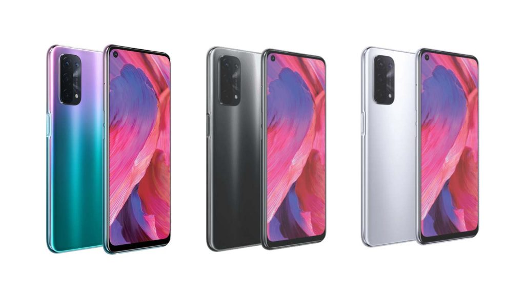 Oppo A54 5G Fluid Black, Fantastic Purple, Space Silver